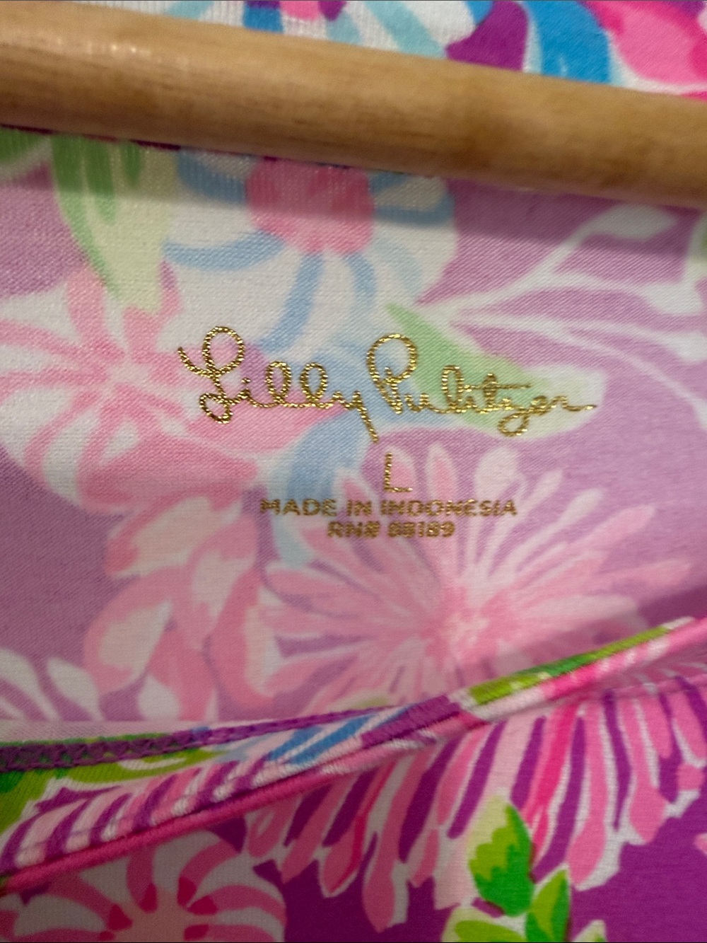 T2)Lilly Pulitzer ❤️🩷Pink Floral Long-Sleeve Shift Dress - Picture 3 of 12